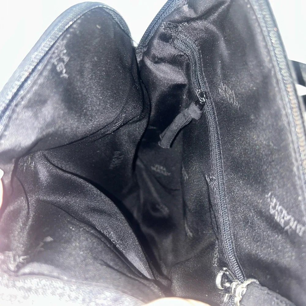 Vera Bradley quilted black backpack - Picture 4 of 12